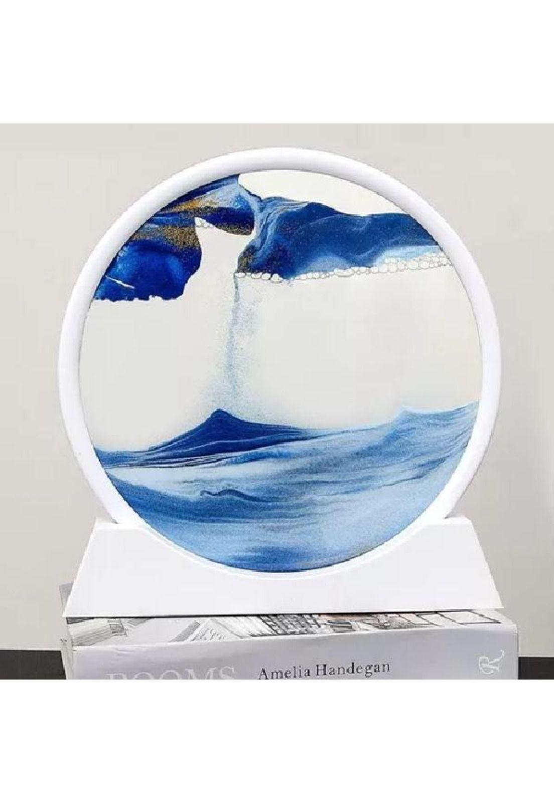 Decoración Arte de Arena Anti Estrés Sensorial Paisaje Azul-1