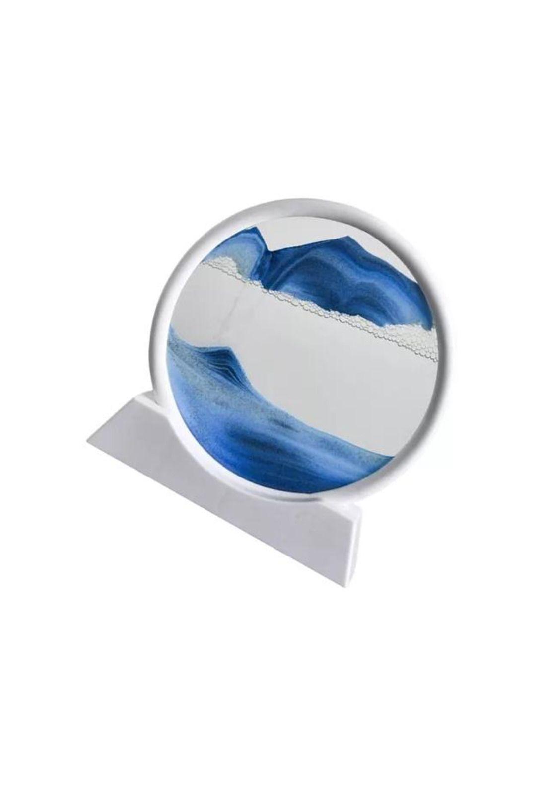 Decoración Arte de Arena Anti Estrés Sensorial Paisaje Azul-3