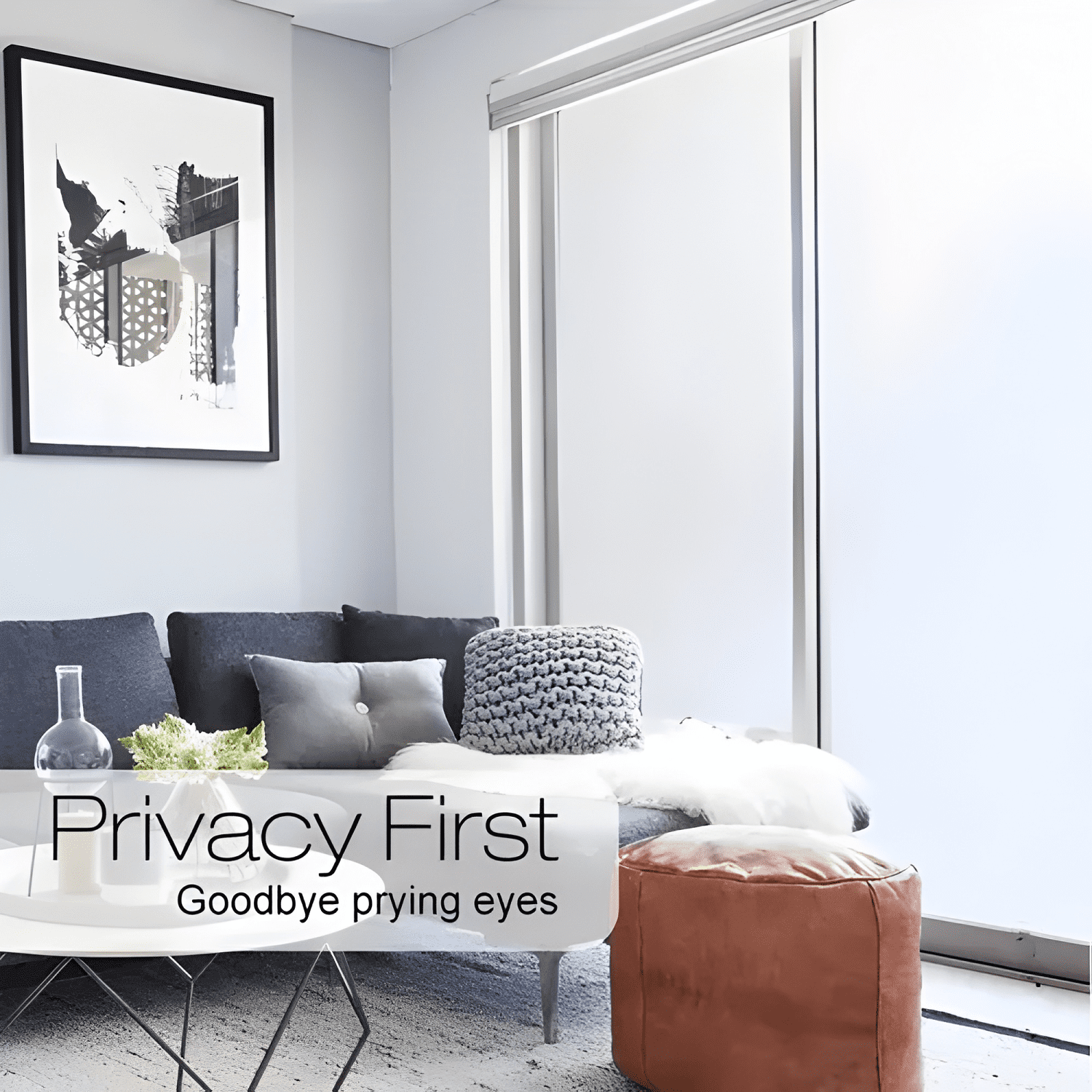 Empavonado Para Vidrios Privacidad Opaco Film 1m*5m #1-3