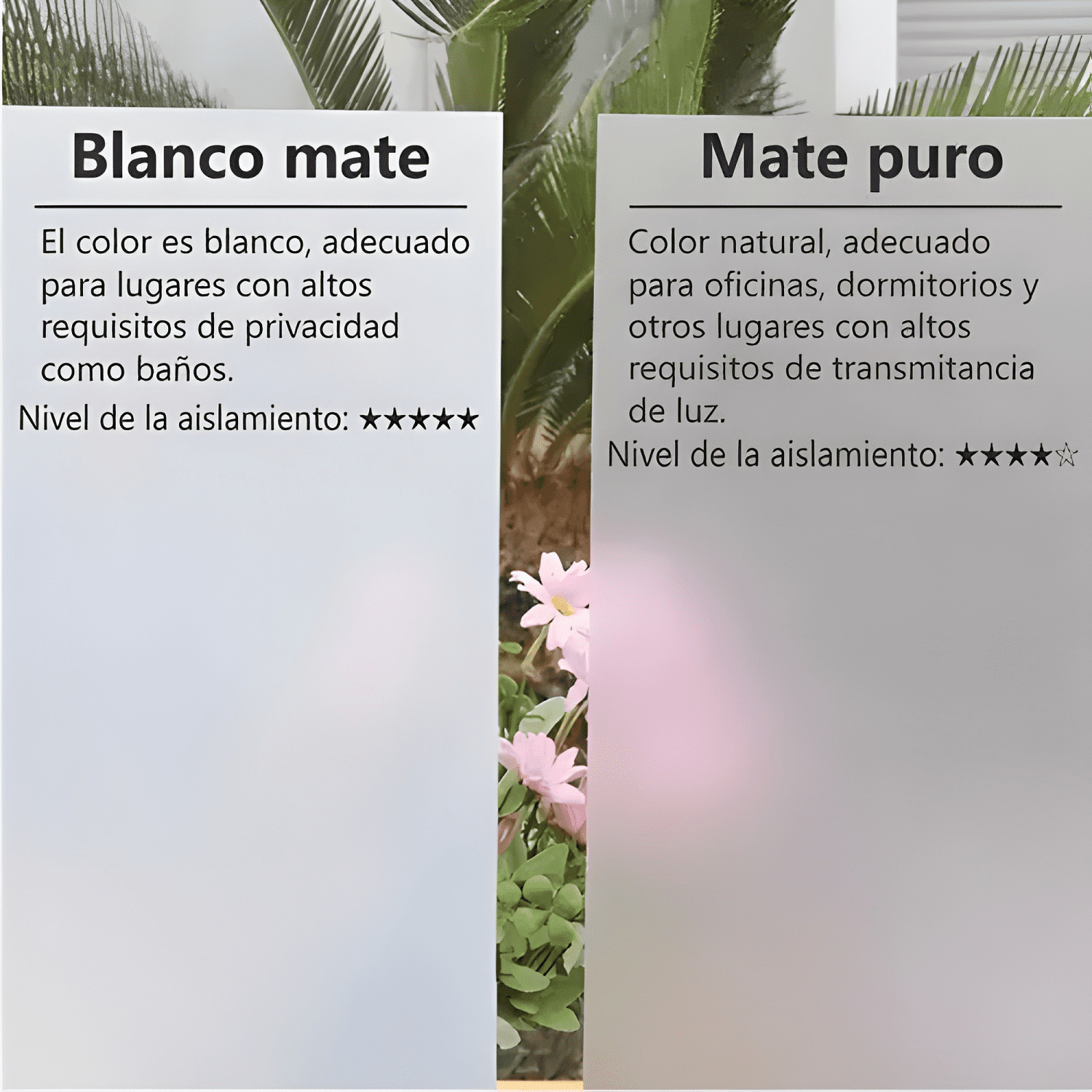 Empavonado Para Vidrios Privacidad Opaco Film 1m*5m #1-4