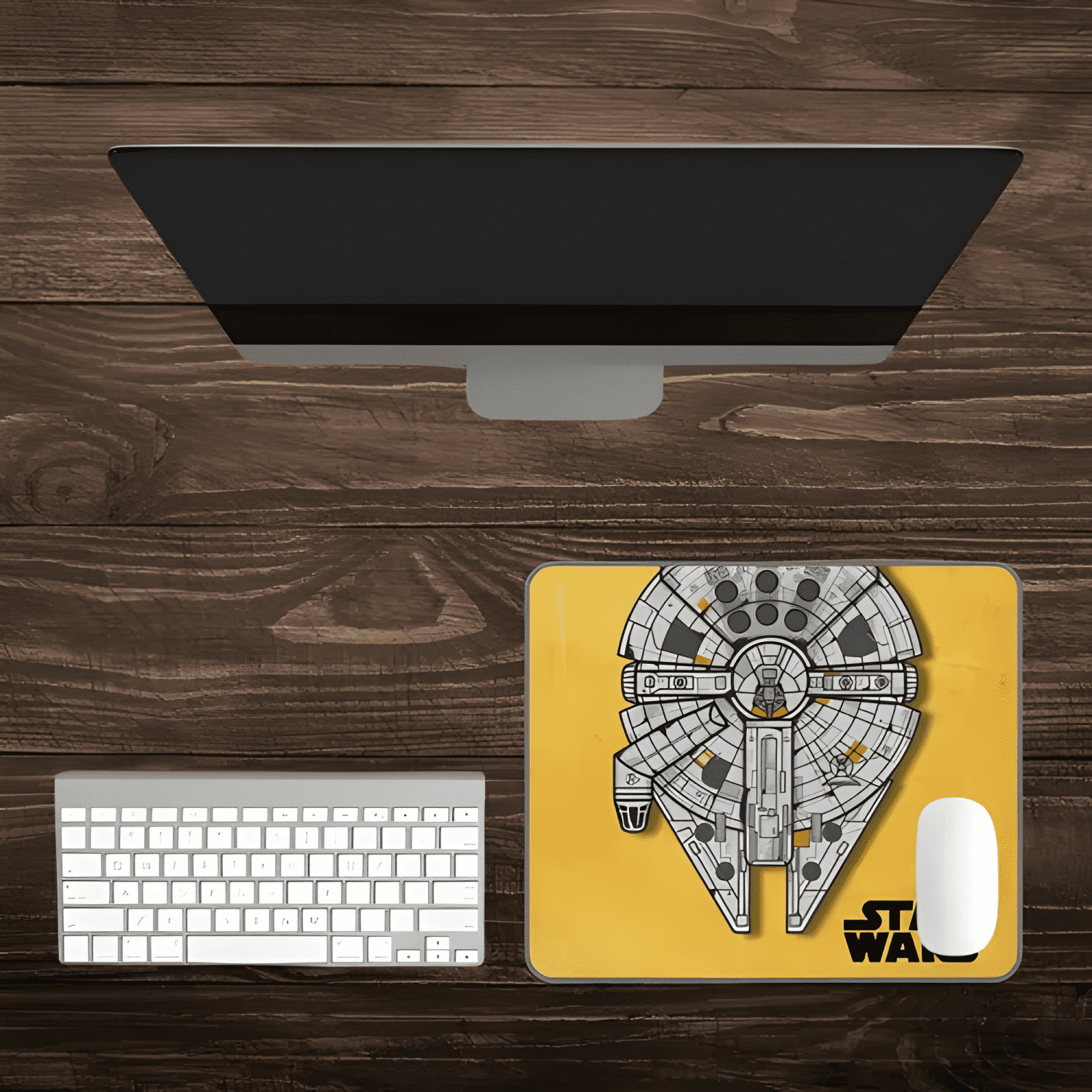 Mouse Pad Star Wars Millennium Falcon 24x20cm Gran Plus-2