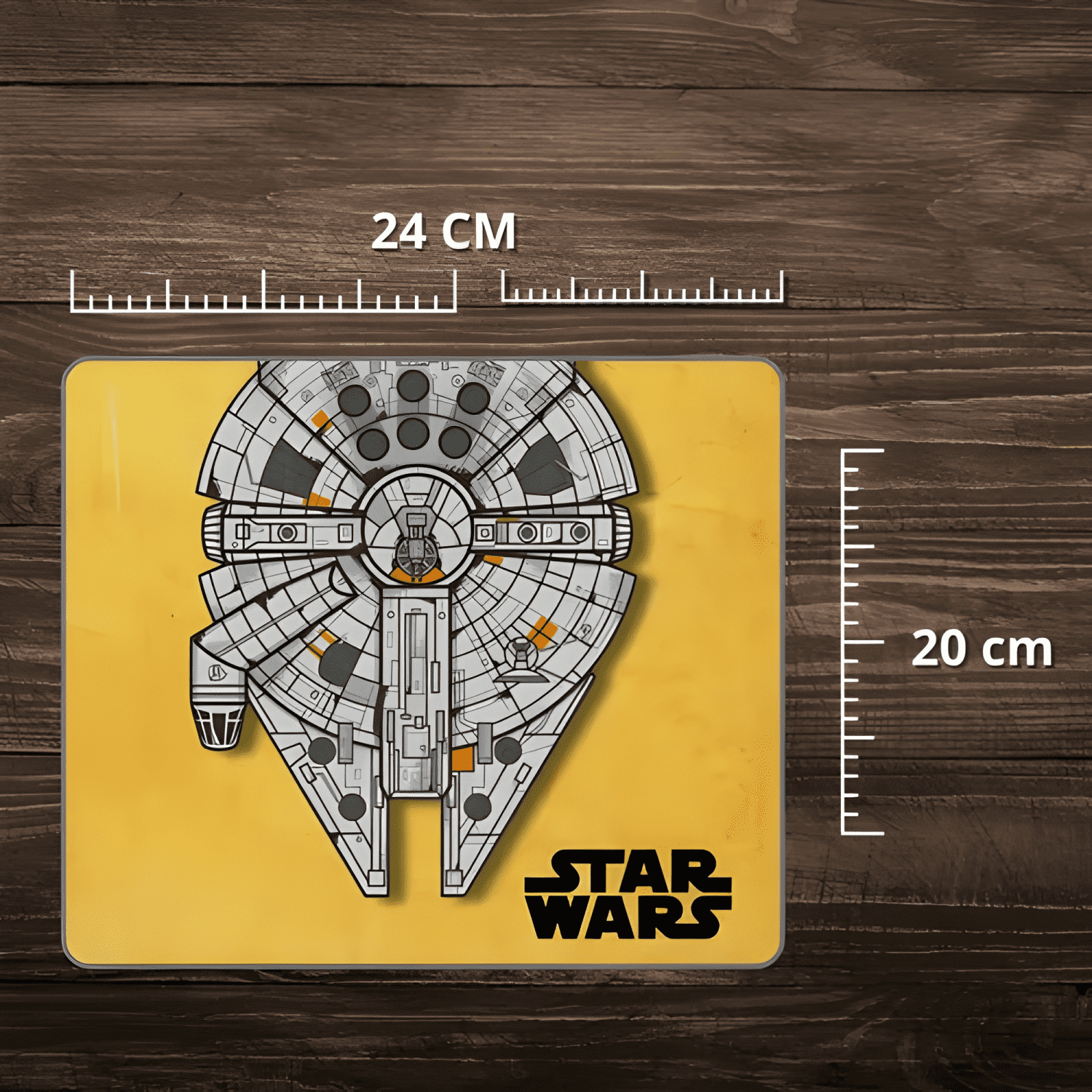 Mouse Pad Star Wars Millennium Falcon 24x20cm Gran Plus-3