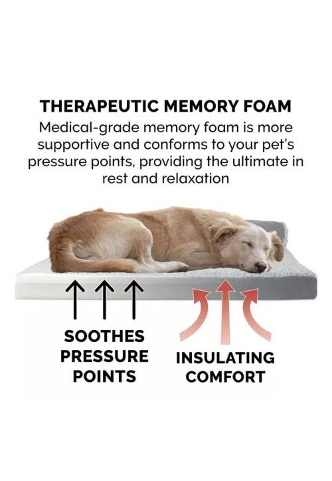 Cama ortopédica premium para mascotas XL memory foam-4