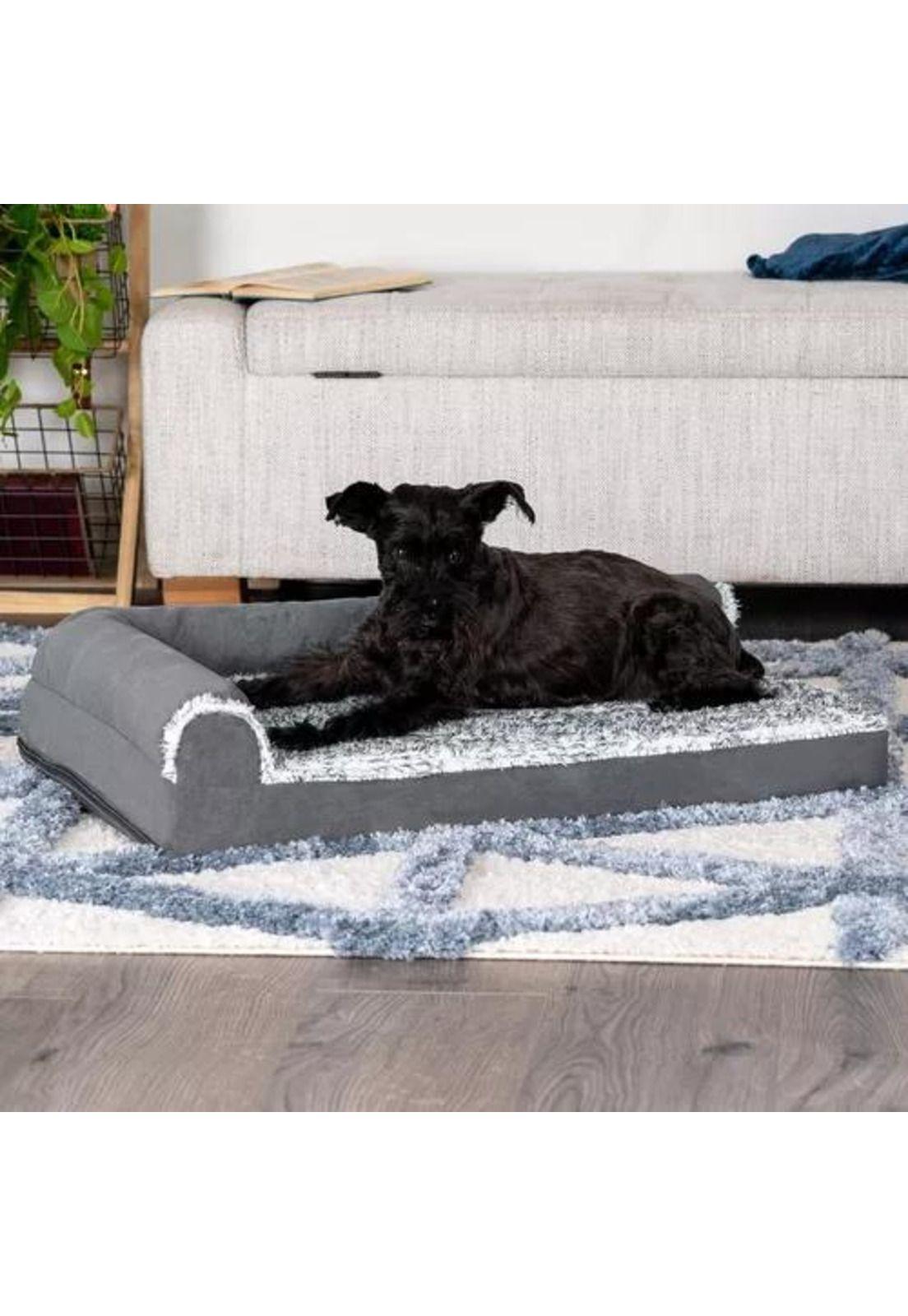 Cama ortopédica premium para mascotas XL memory foam-6