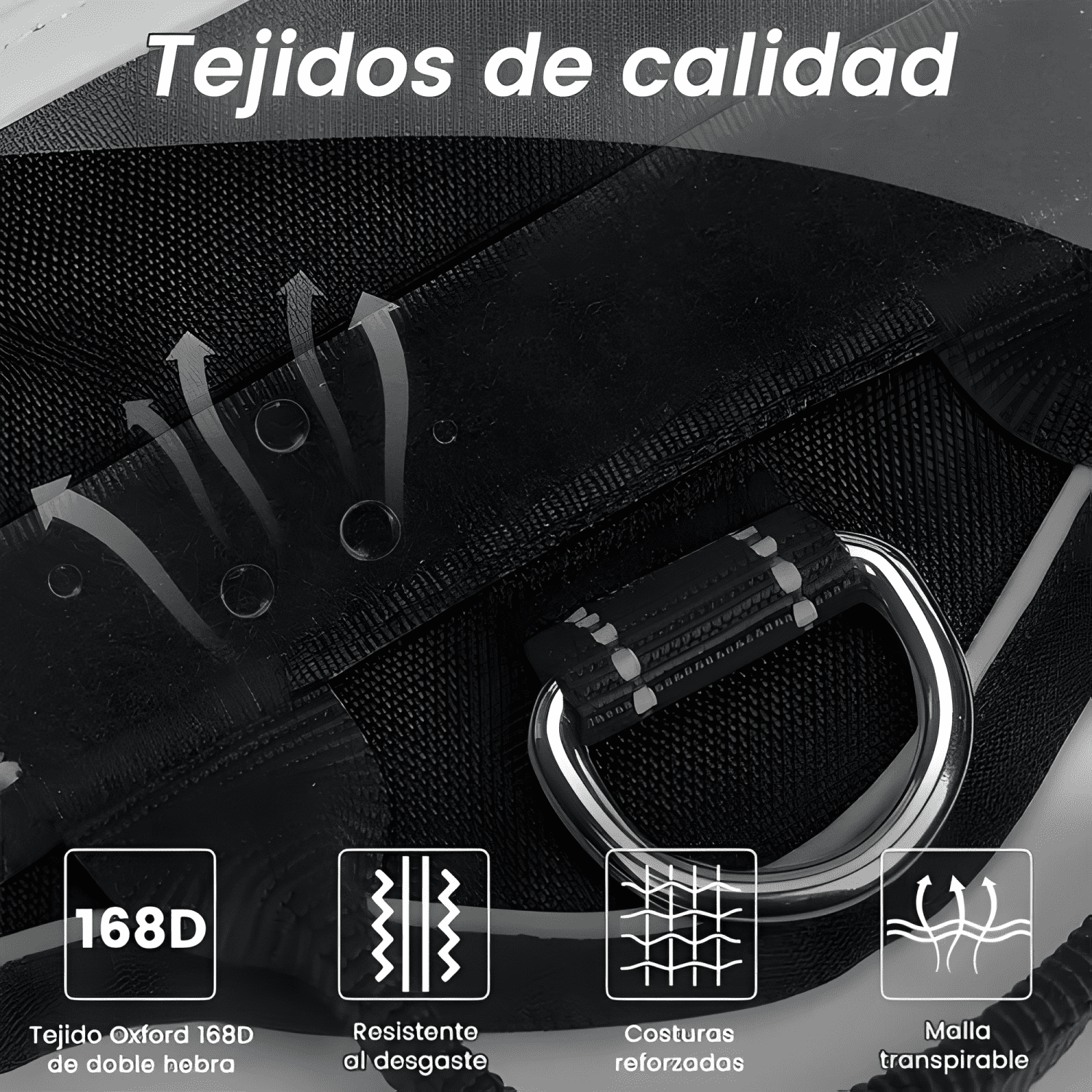 Arnés para perro pechera con luz LED y correa de 1.5m-3