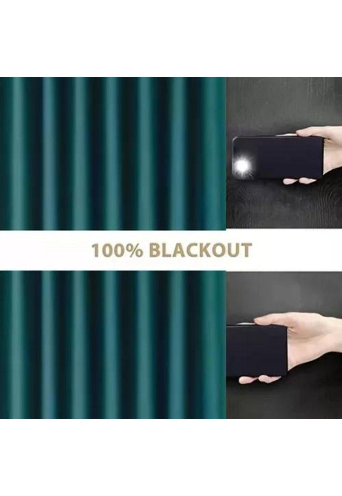 Cortina Blackout 100% 2 Paños 138x226 cm Textura Lino Calipso-2