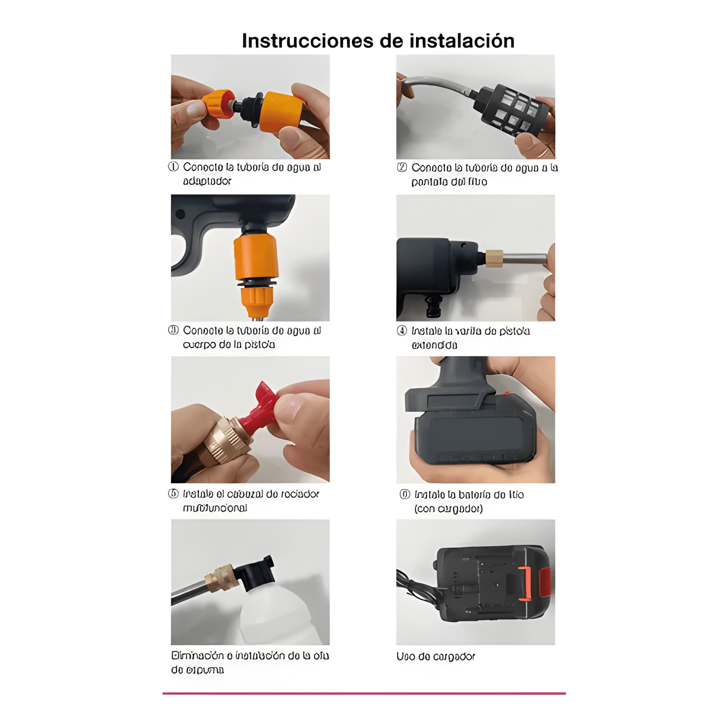 Hidrolavadora Electrica Pistola Para Lavado Autos Portatil-2