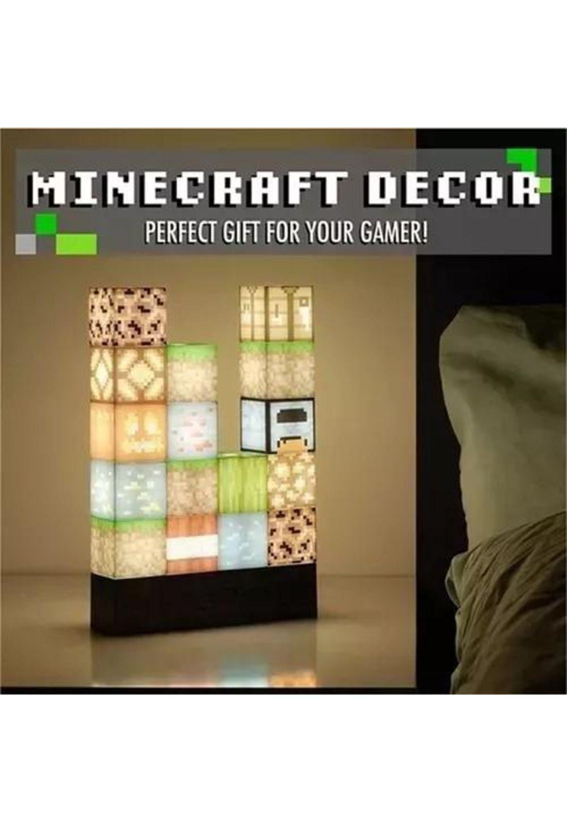 Lámpara de construcción de bloques para niños multicolor-6