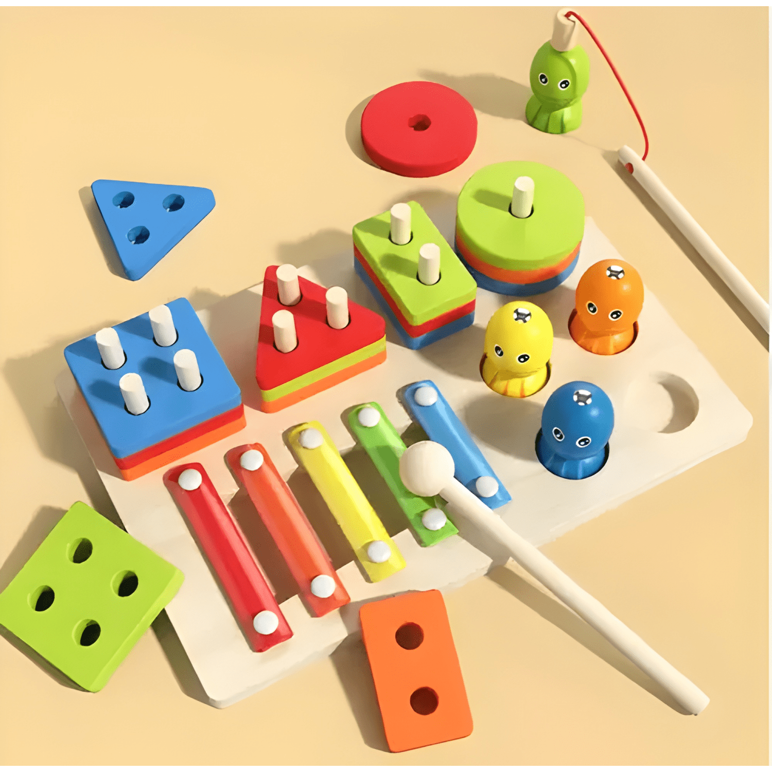 Juego didáctico 3 en 1 pesca niño construcción y música-1