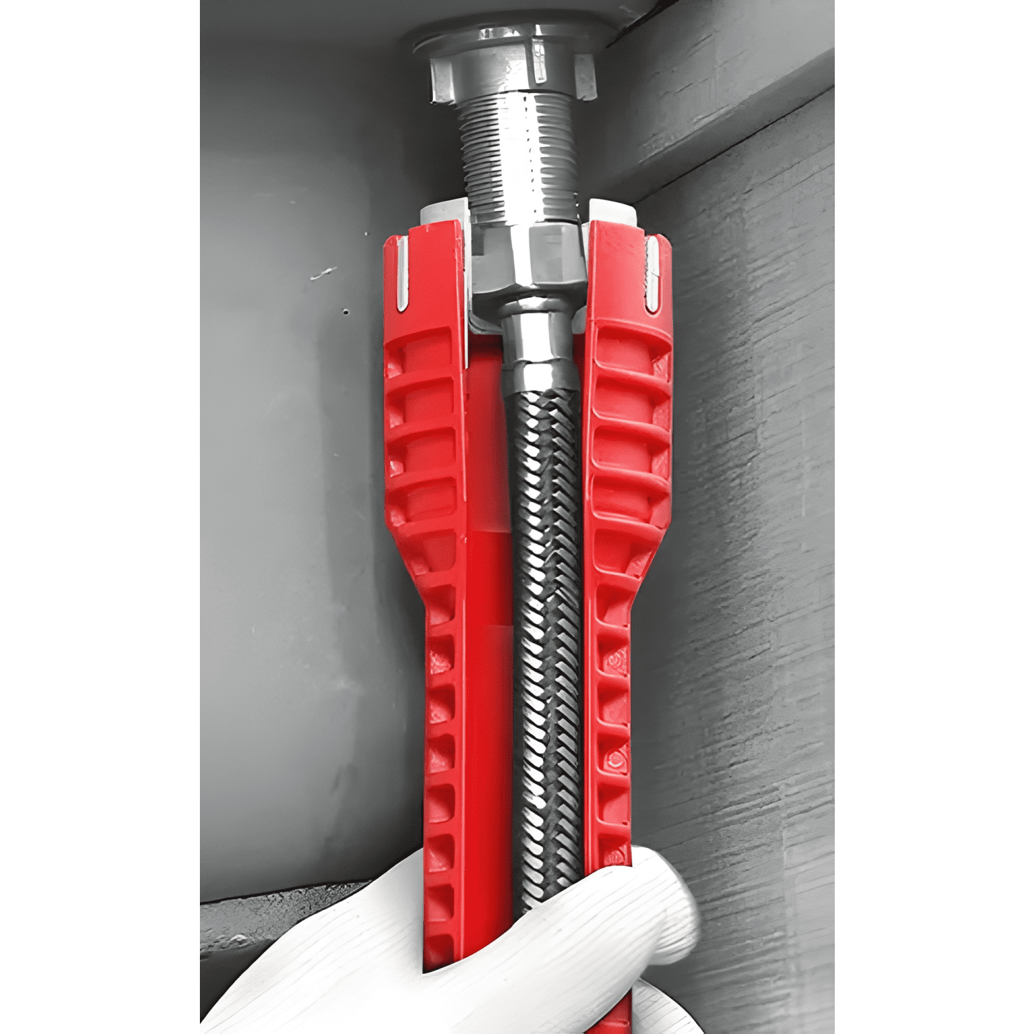 Llave inglesa gasfíter dado hexagonal francesa #1-4
