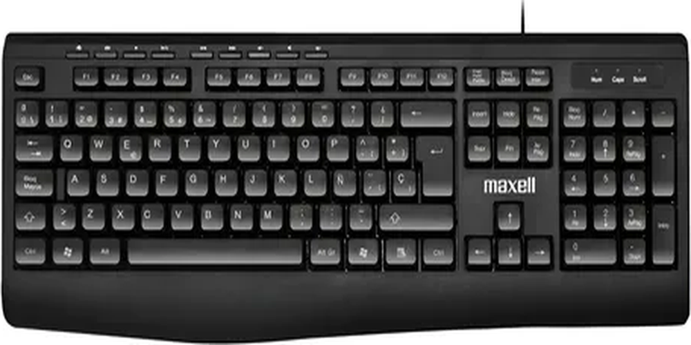 Teclado multifuncional maxell kb-100 usb negro-0