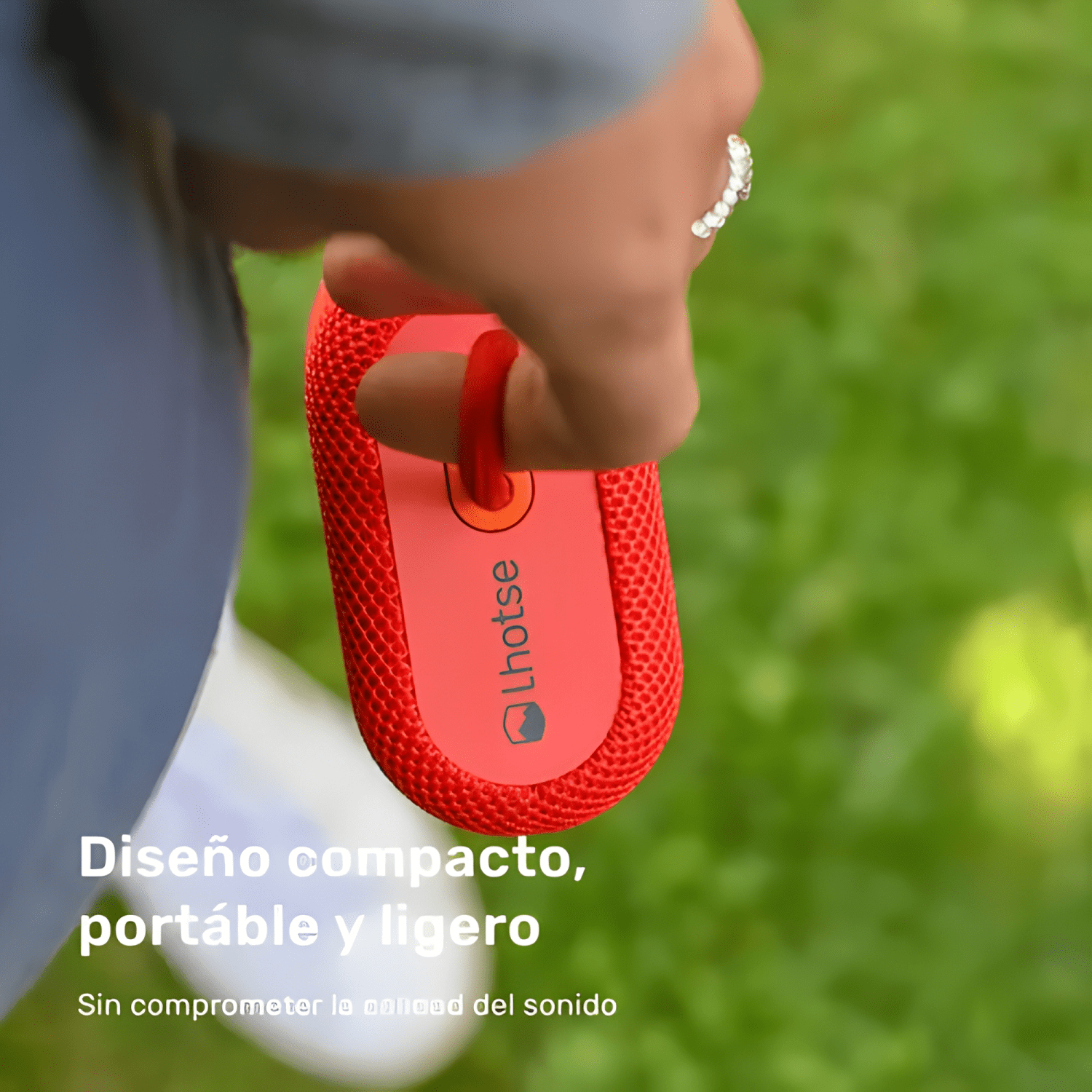 Parlante portatil bluetooth tune up Rojo-2