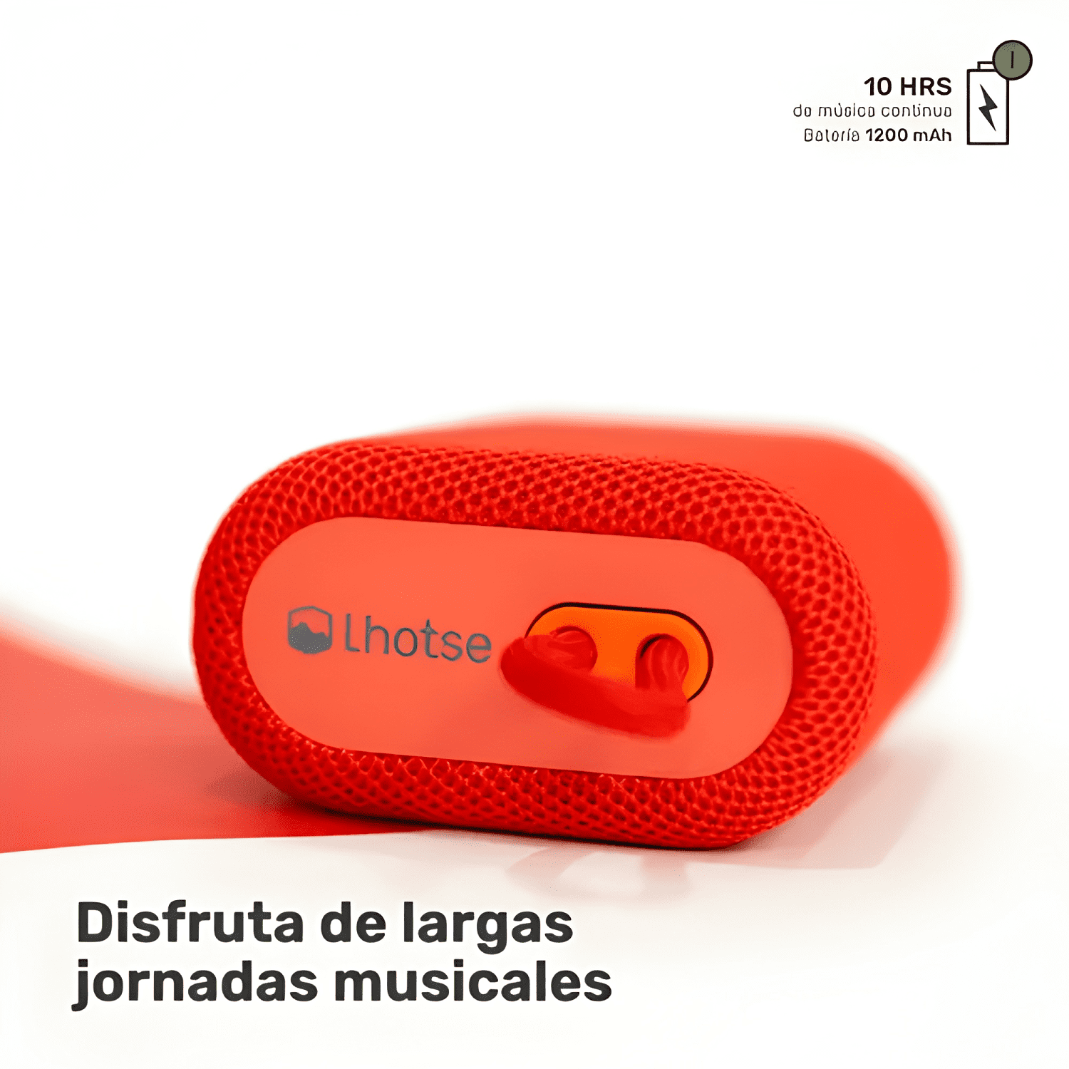 Parlante portatil bluetooth tune up Rojo-4