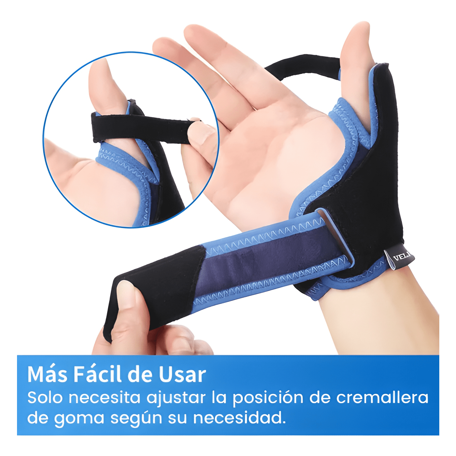 Muñequera ortopédica Velpeau con férula reversible #34-3