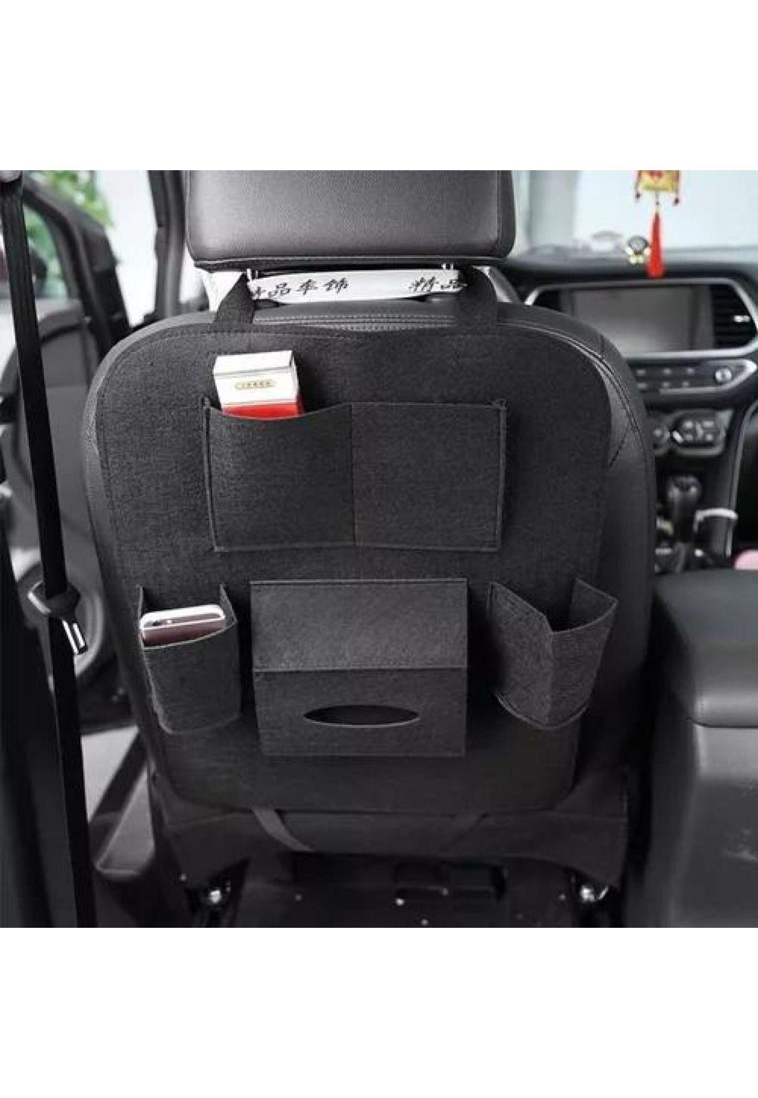 Organizador bolso para asiento de auto, color negro-3