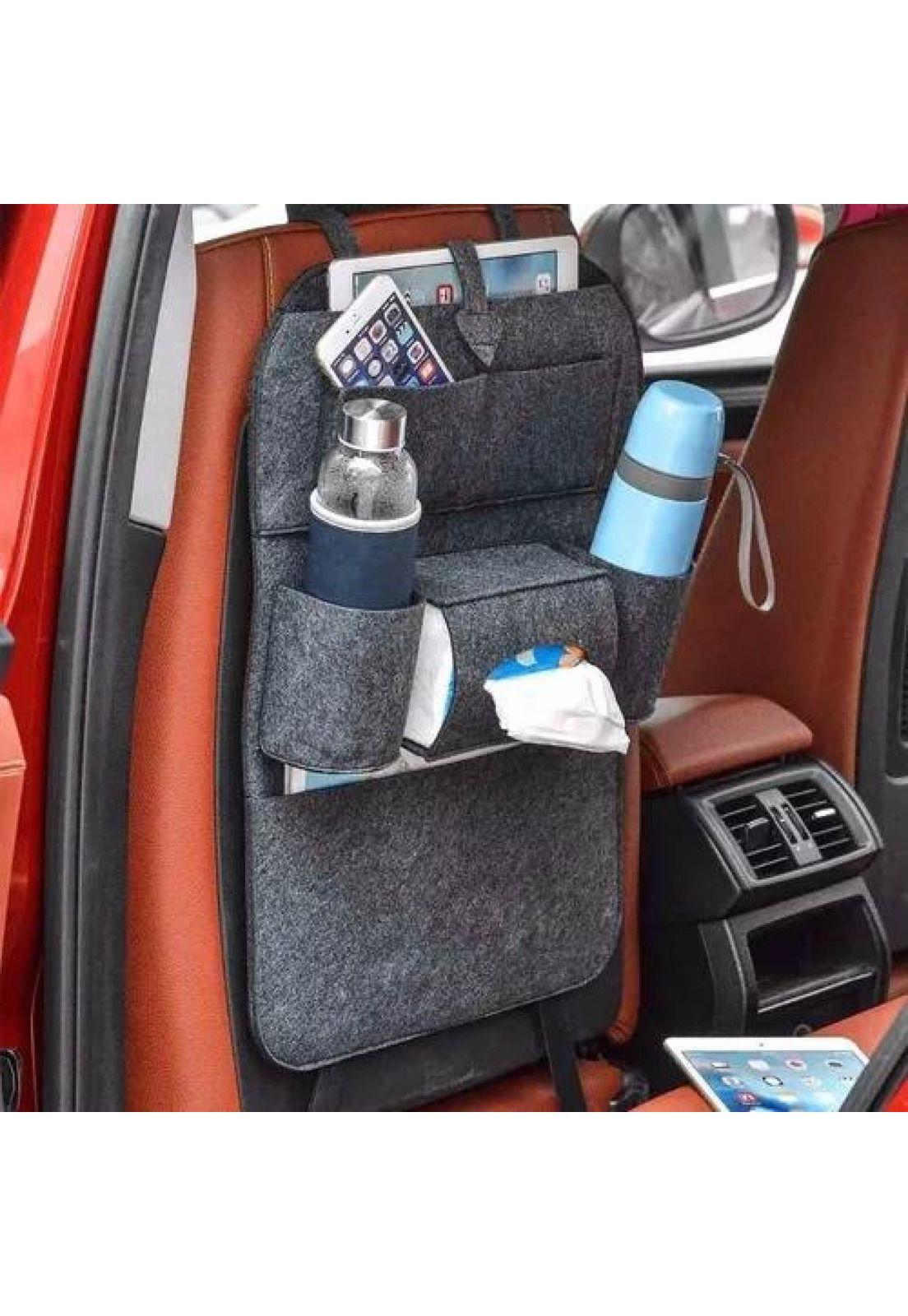 Organizador bolso para asiento de auto, color negro-4