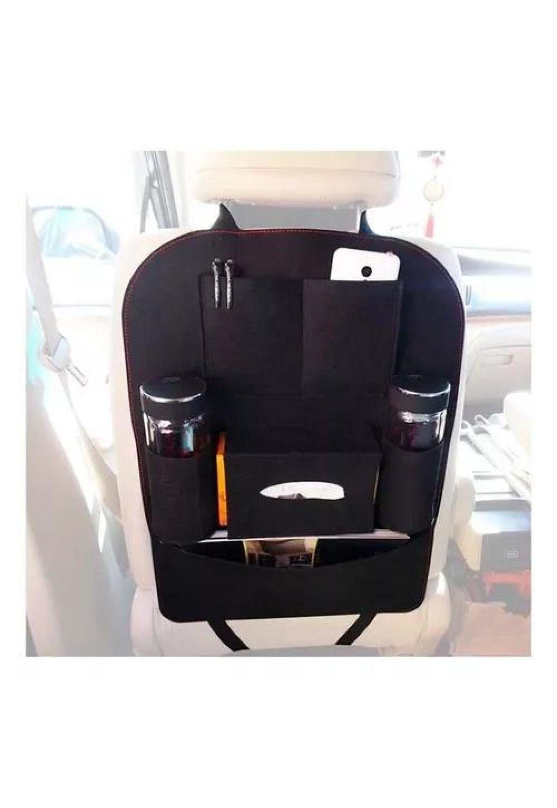 Organizador bolso para asiento de auto, color negro-5