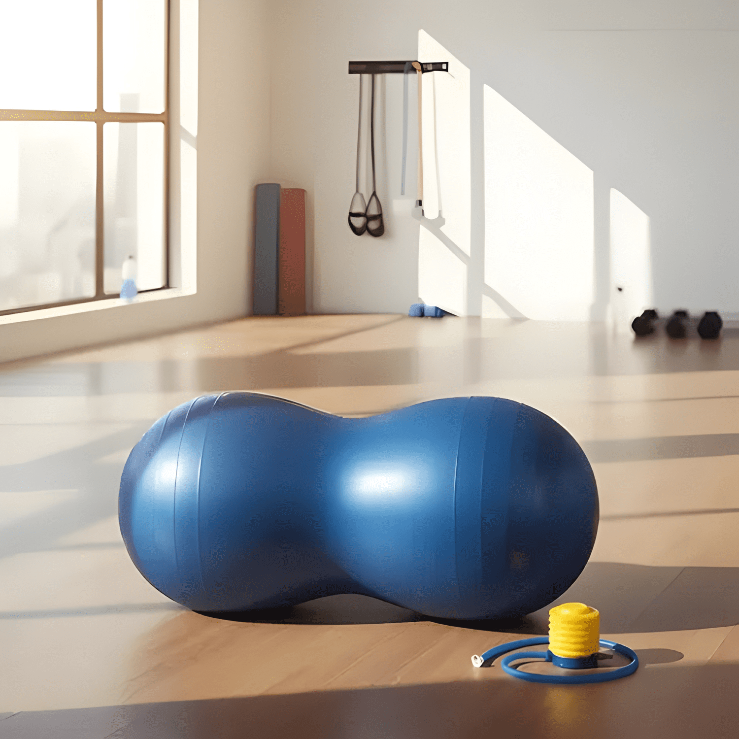Balón ovalado pilates yoga tipo maní 90x45cm -rehabilitación-0