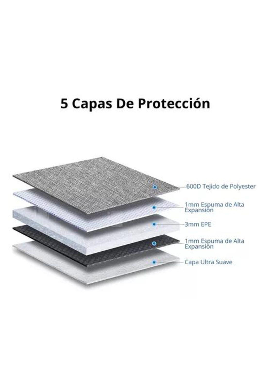 Bolso para tablet de 11 pulgadas, microfibra impermeable color morado-5