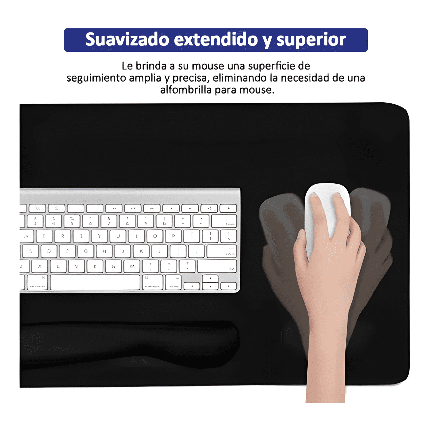 Kit 3 Mouse Pad Cubierta Tapete Escritorio Extra Grande Plus-4