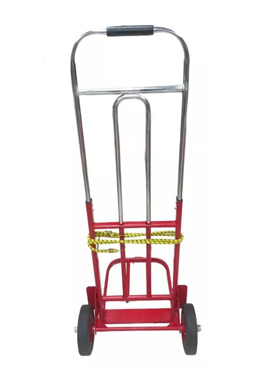 Carro plegable aluminio 200 kg color rojo-2