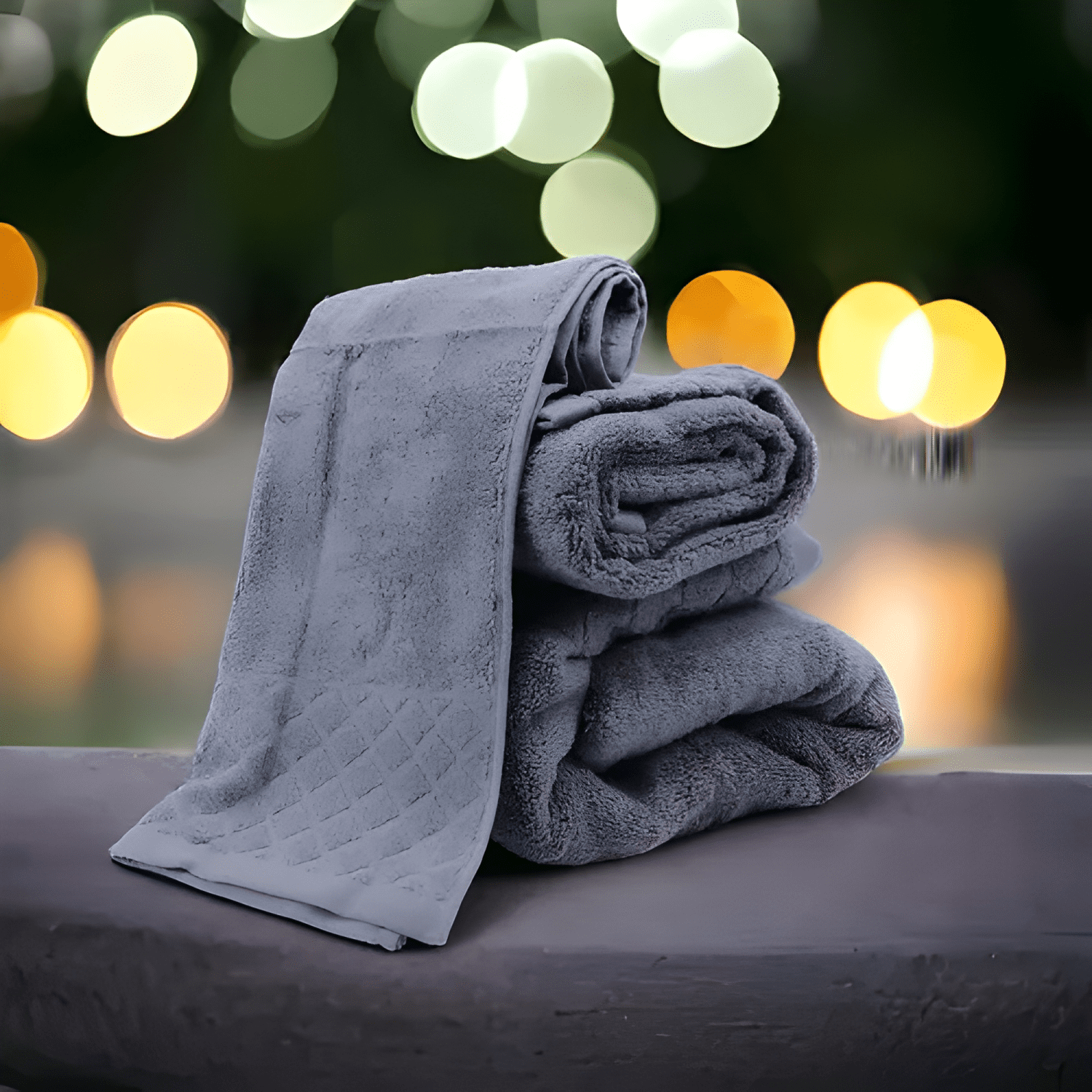 Toalla de baño algodón homey rectangular 70x130cm Gris-1
