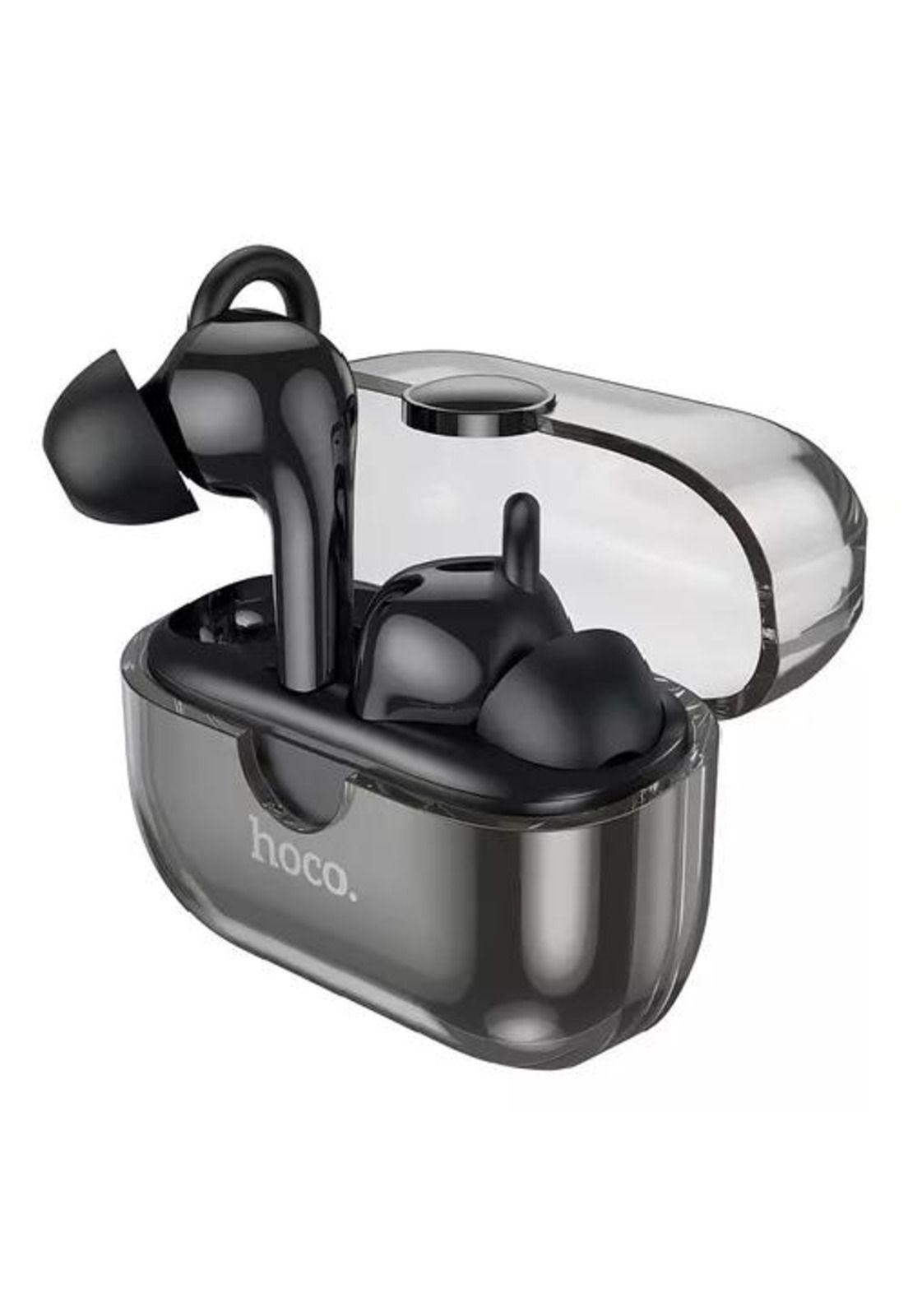 Audífono Hoco EW22 con cancelación de ruido negro-0