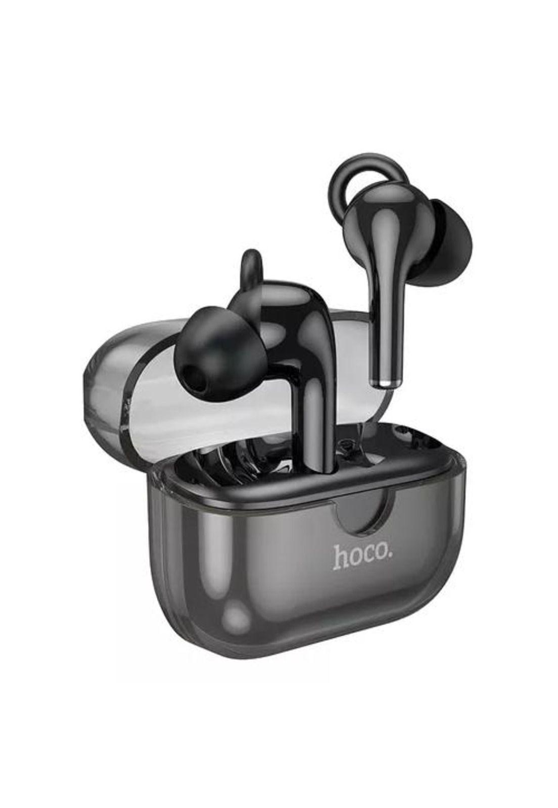 Audífono Hoco EW22 con cancelación de ruido negro-2