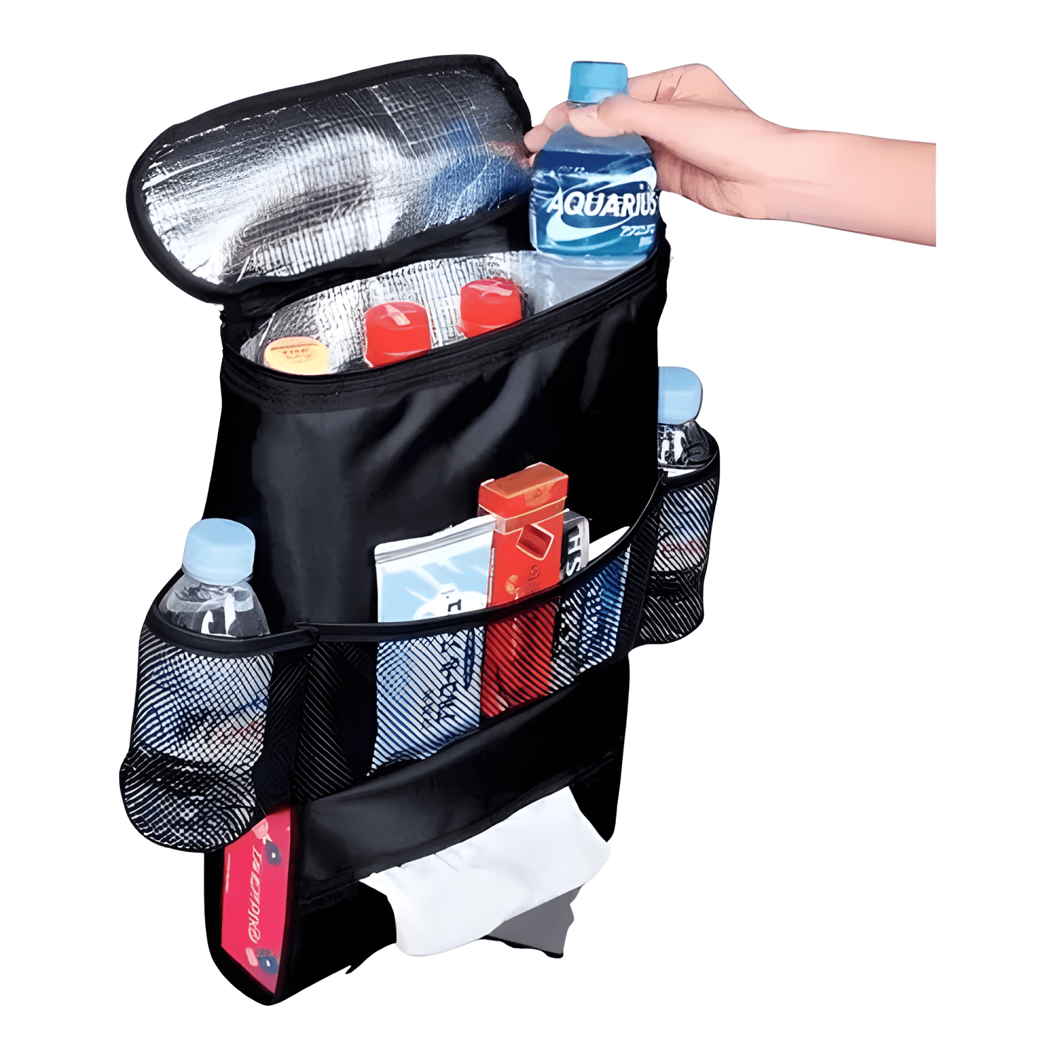 Organizador Par Auto Bolsillo térmico Respaldo Asiento-3