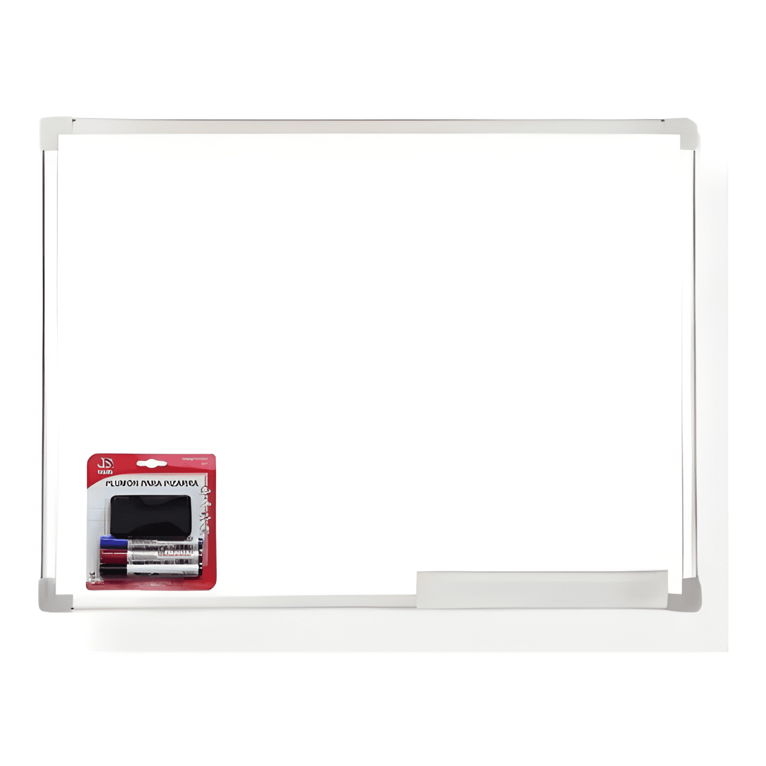 Pizarra acrílica blanca 60x90 cm y set 3 plumones #2-0