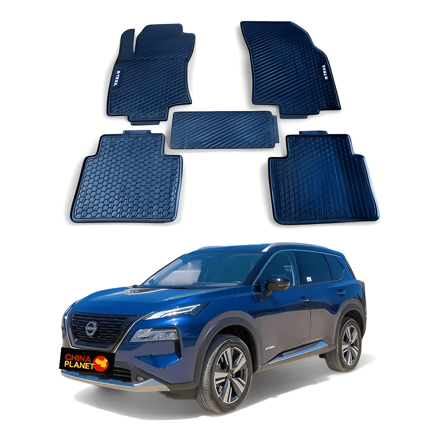 Piso De Goma 3D Para Nissan x-trail 14-23 Calce Perfecto-0