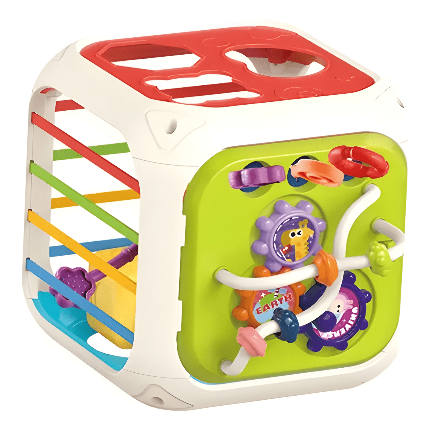 Juguete montessori educativo 7 en 1 cubo didáctico bebé #2-1