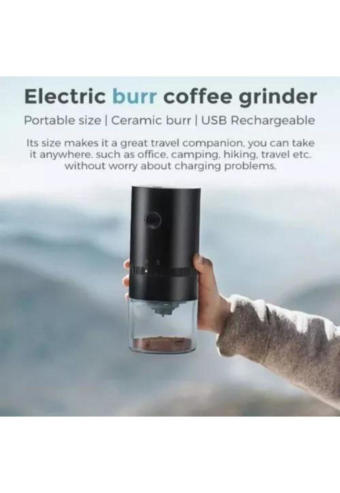 Molino para café y especias inalámbrico eléctrico de cerámica-2