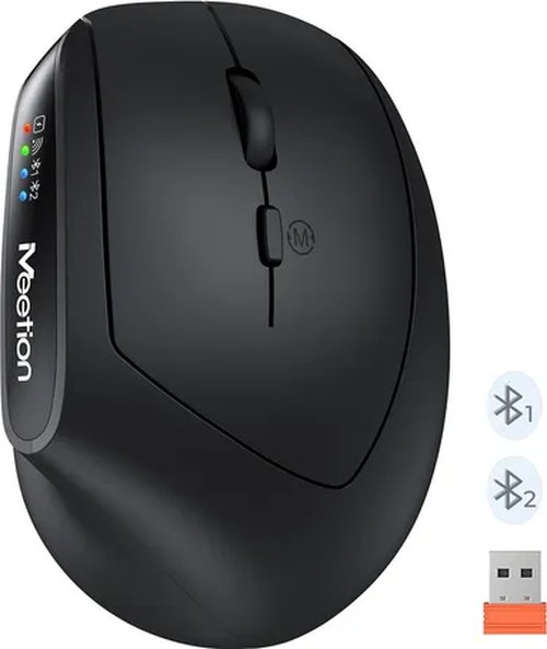 Mouse vertical inalámbrico Meetion Btm008-0