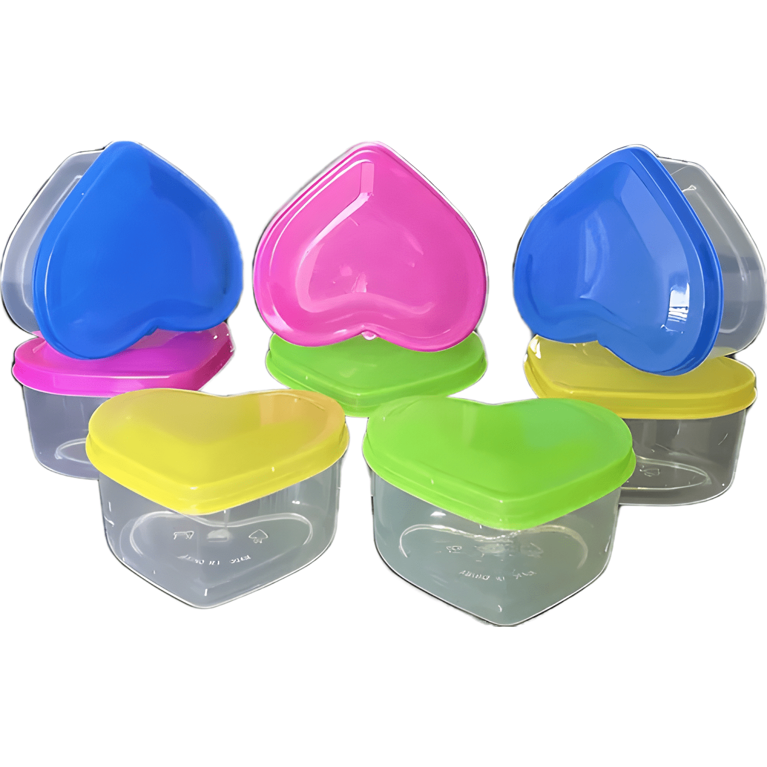 Mini taper corazón contenedor multipropósito 8u-0