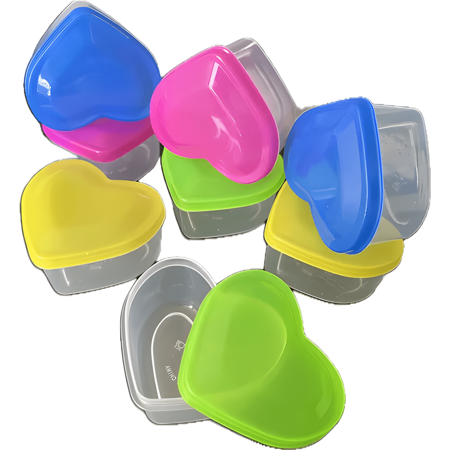 Mini taper corazón contenedor multipropósito 8u-3