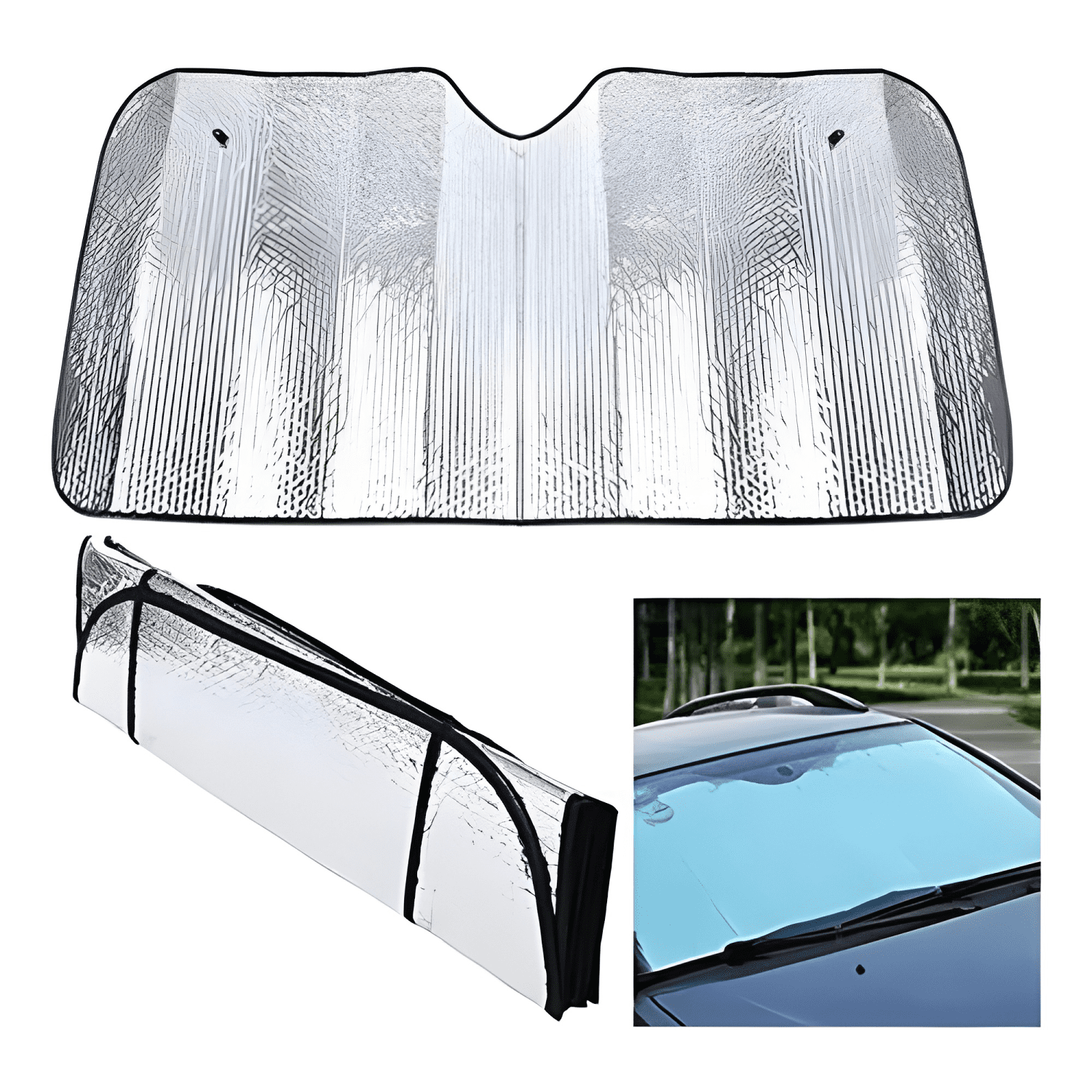 Cortina Parasol Parabrisas Autos o Camion 60x130cm / 215084-0