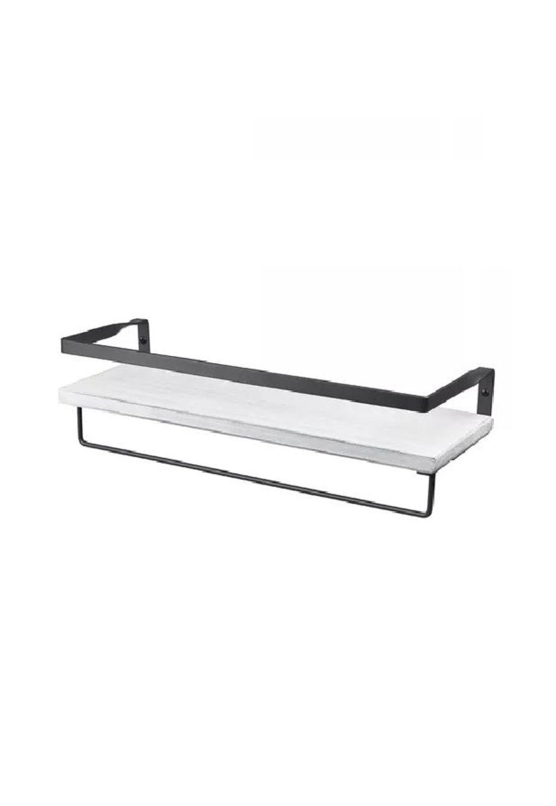Repisas Flotantes de Madera Modernas Multipropósito Kit 2 Blanco-0