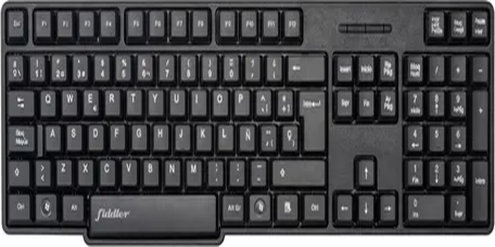 Teclado Fiddler usb básico estándar negro español-1