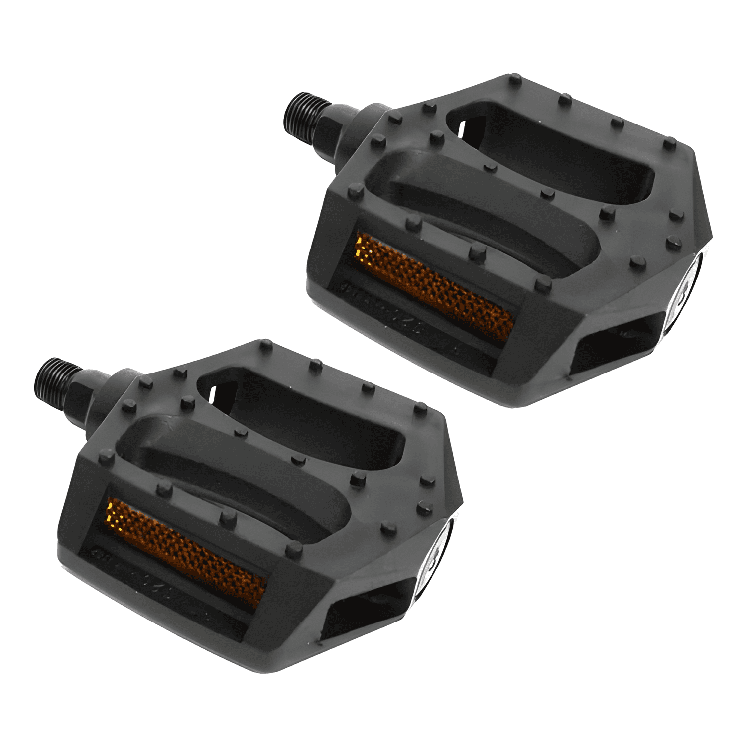 Pedales bicicleta plataforma antideslizante resina MTB 9/16-0