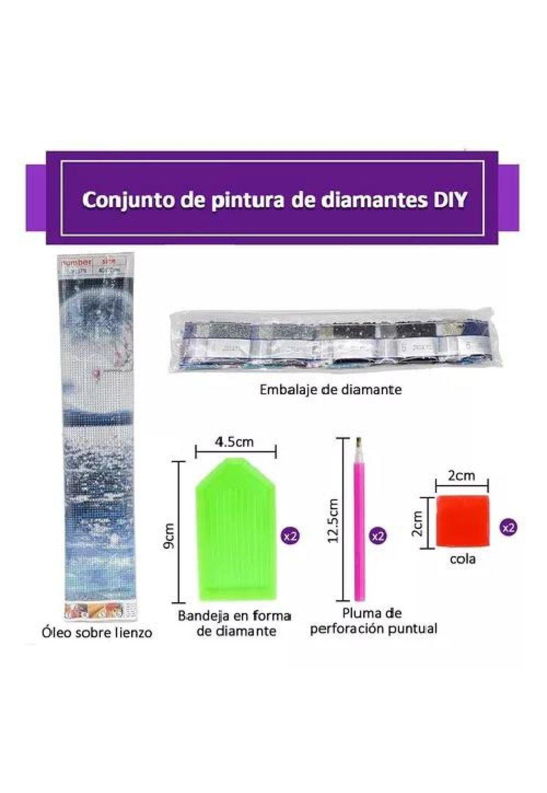 Kit de pintura diamante 5D por número, DIY decoración, 70x40 cm-2