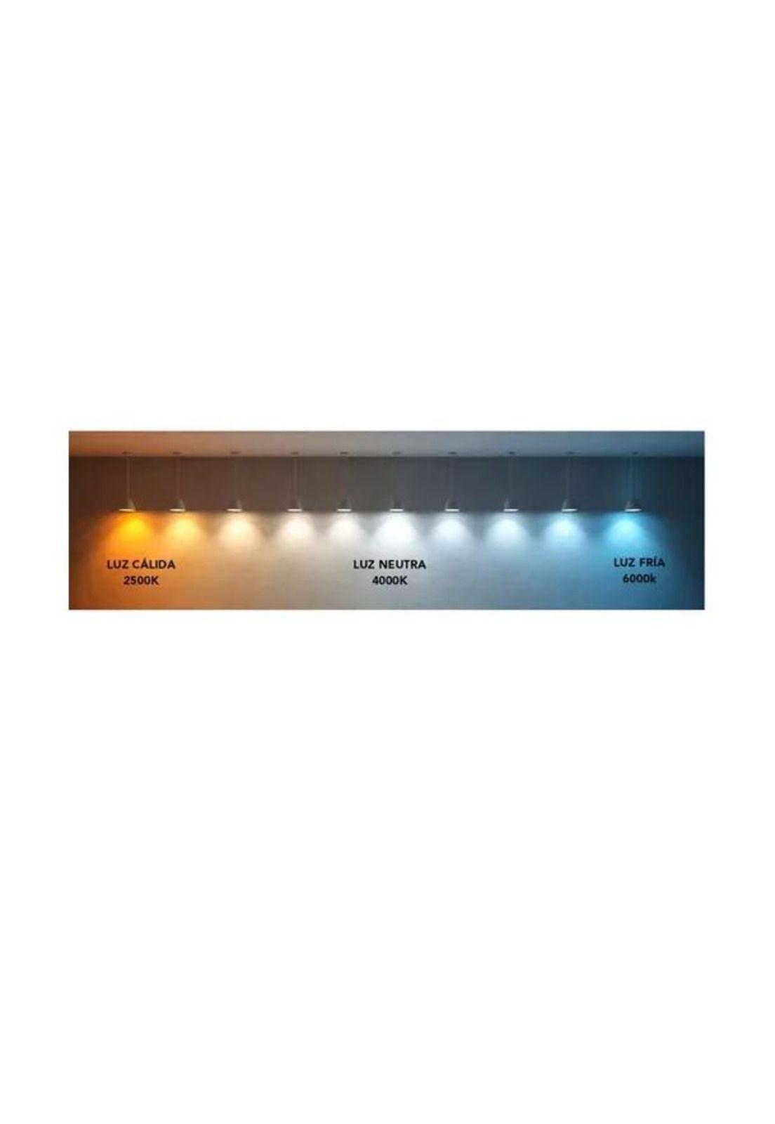 Pack 5 panel led cuadrado 18w luz neutra 4000k color blanco-5