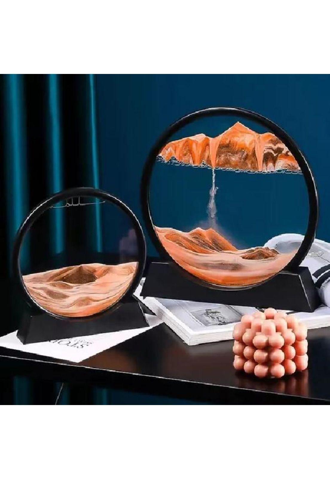 Decoración Arte de Arena Anti Estrés Sensorial Paisaje Naranjo-3