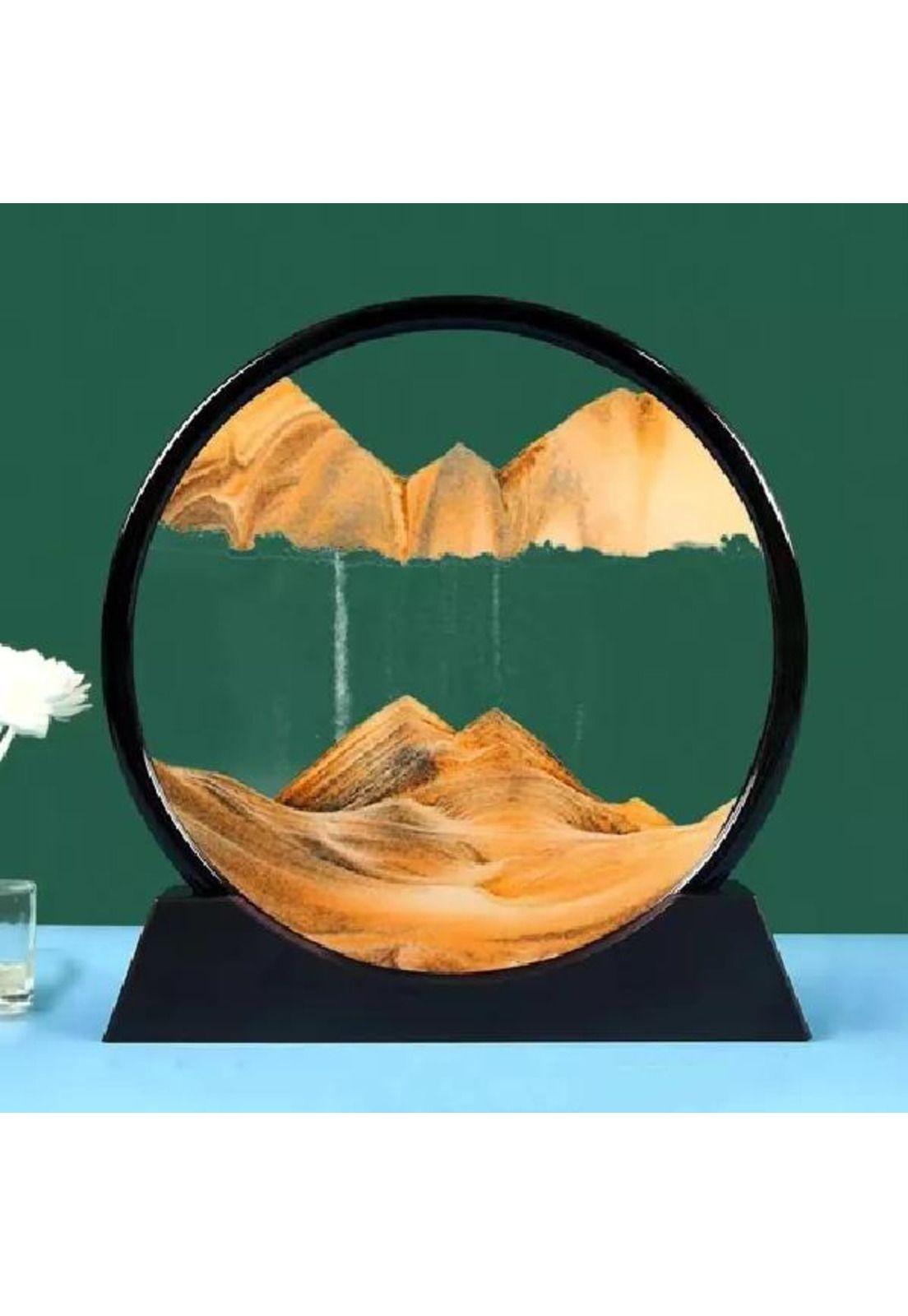 Decoración Arte de Arena Anti Estrés Sensorial Paisaje Naranjo-4