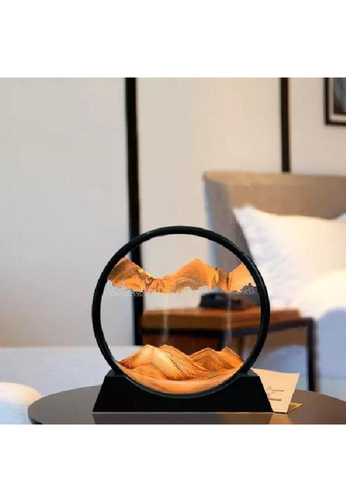 Decoración Arte de Arena Anti Estrés Sensorial Paisaje Naranjo-5