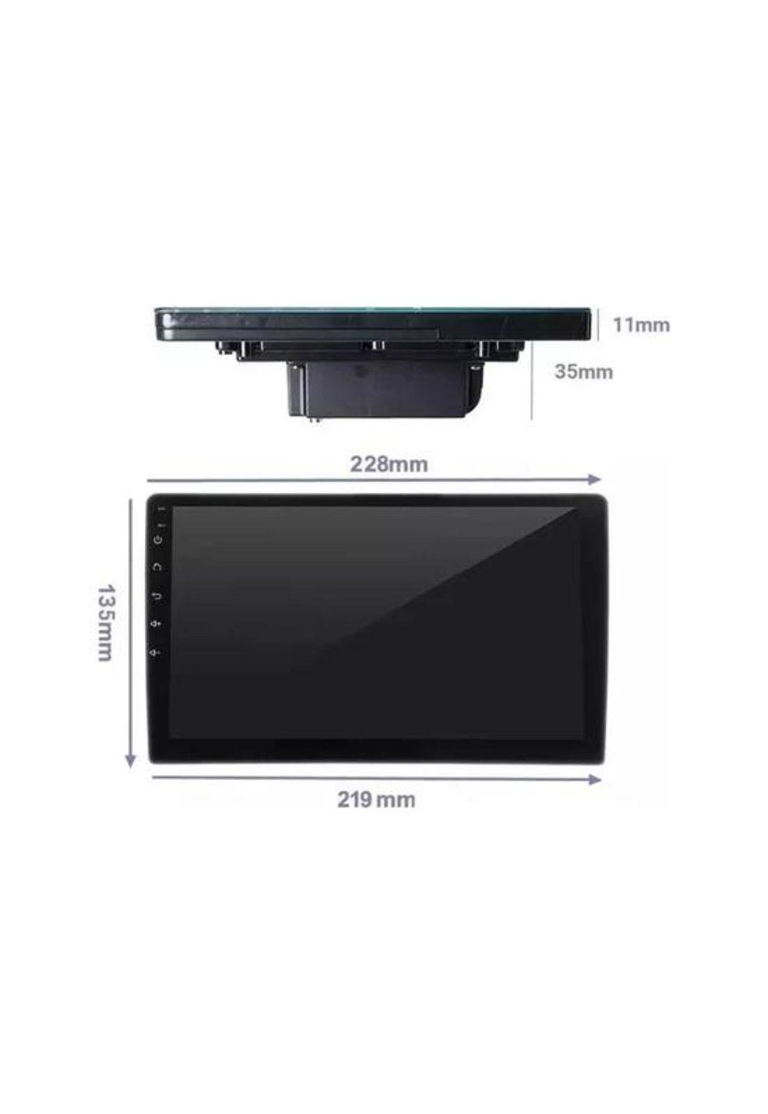 Radio Android 8.1 con GPS y Mirror Link 9" 2 Din, color negro-2