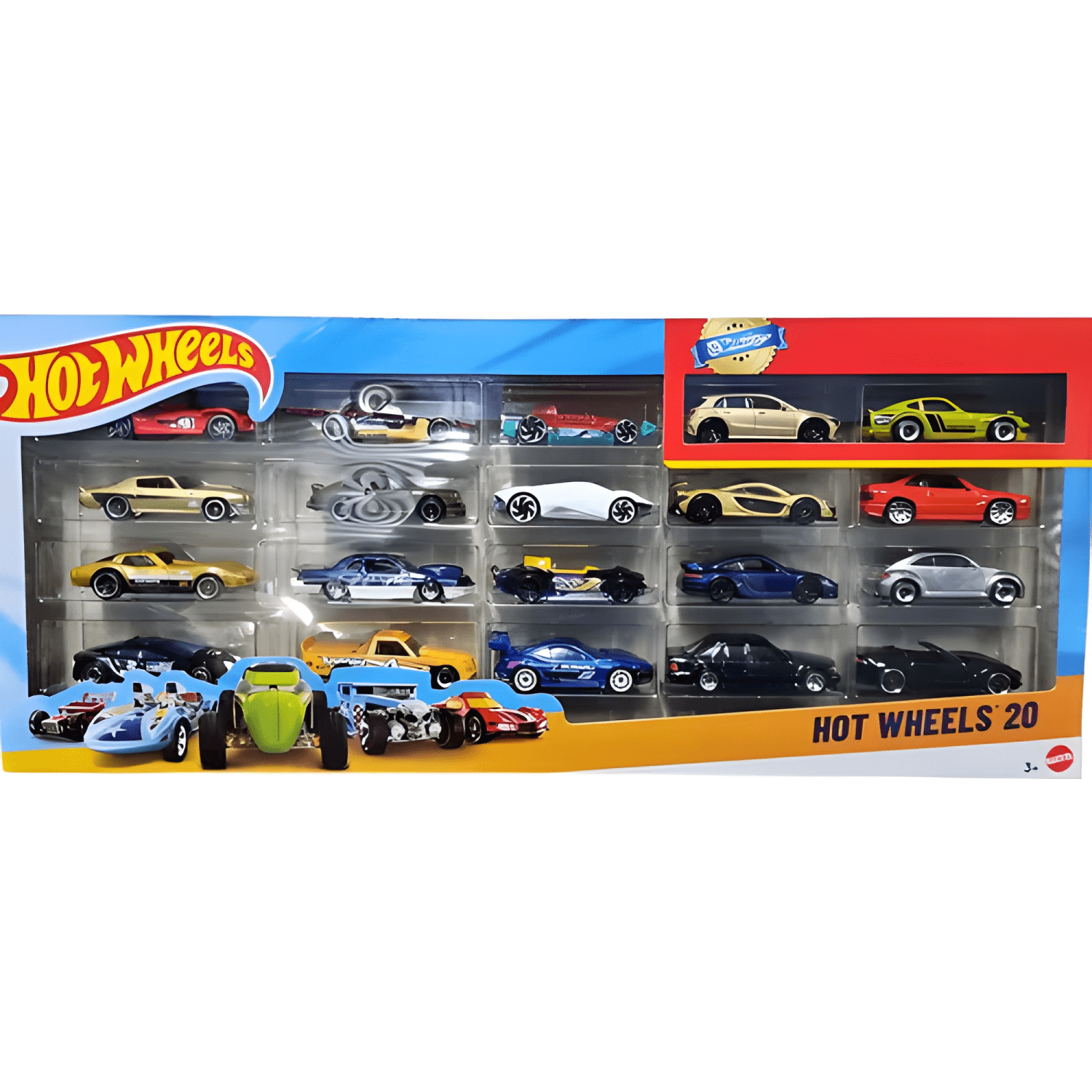 Pack 20 autos Hot Wheels coleccionables escala 1:64-3
