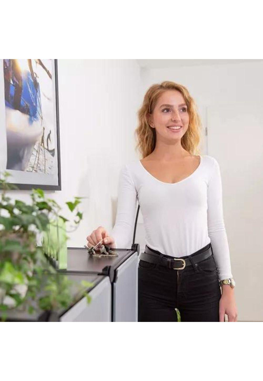 Organizador de closet 6 módulos para baño o ropero negro-6