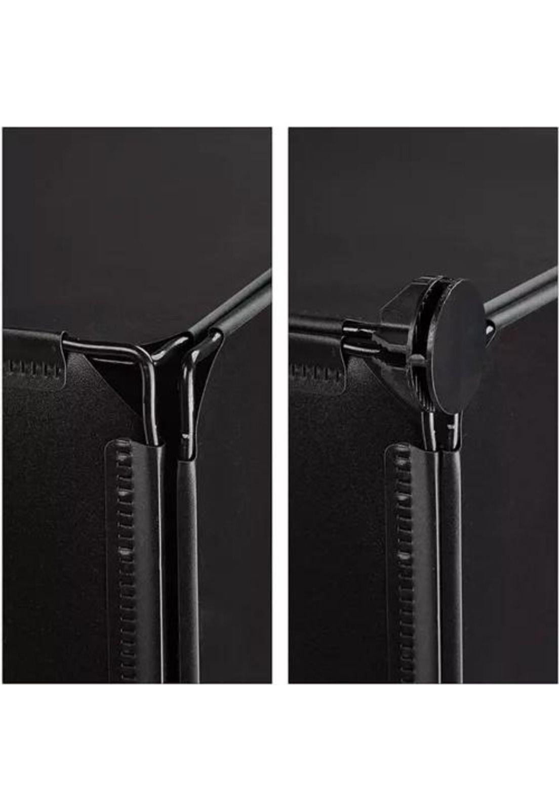 Organizador de closet 6 módulos para baño o ropero negro-7