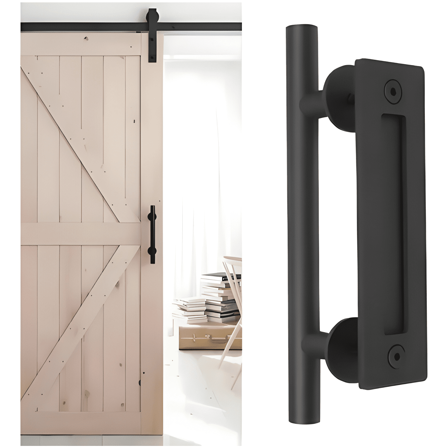 Manilla tirador 30 cm de acero inoxidable para madera #1-0
